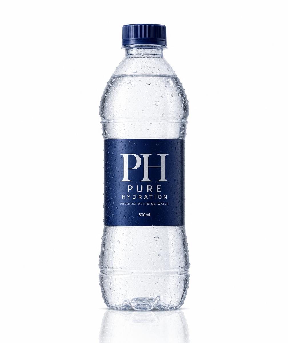 500 ML Water Bottle — PH Pure Hydration packaged drinking water