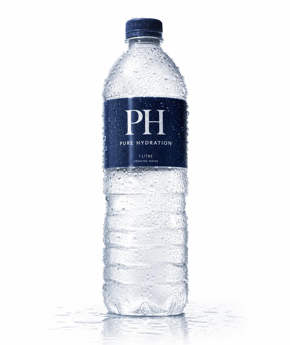 1 Liter Water Bottle — PH Pure Hydration packaged drinking water